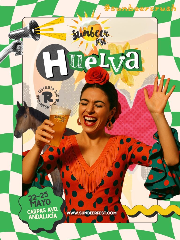 flamenca rociera SunBeer Fest Feria de la Cerveza Huelva Crush